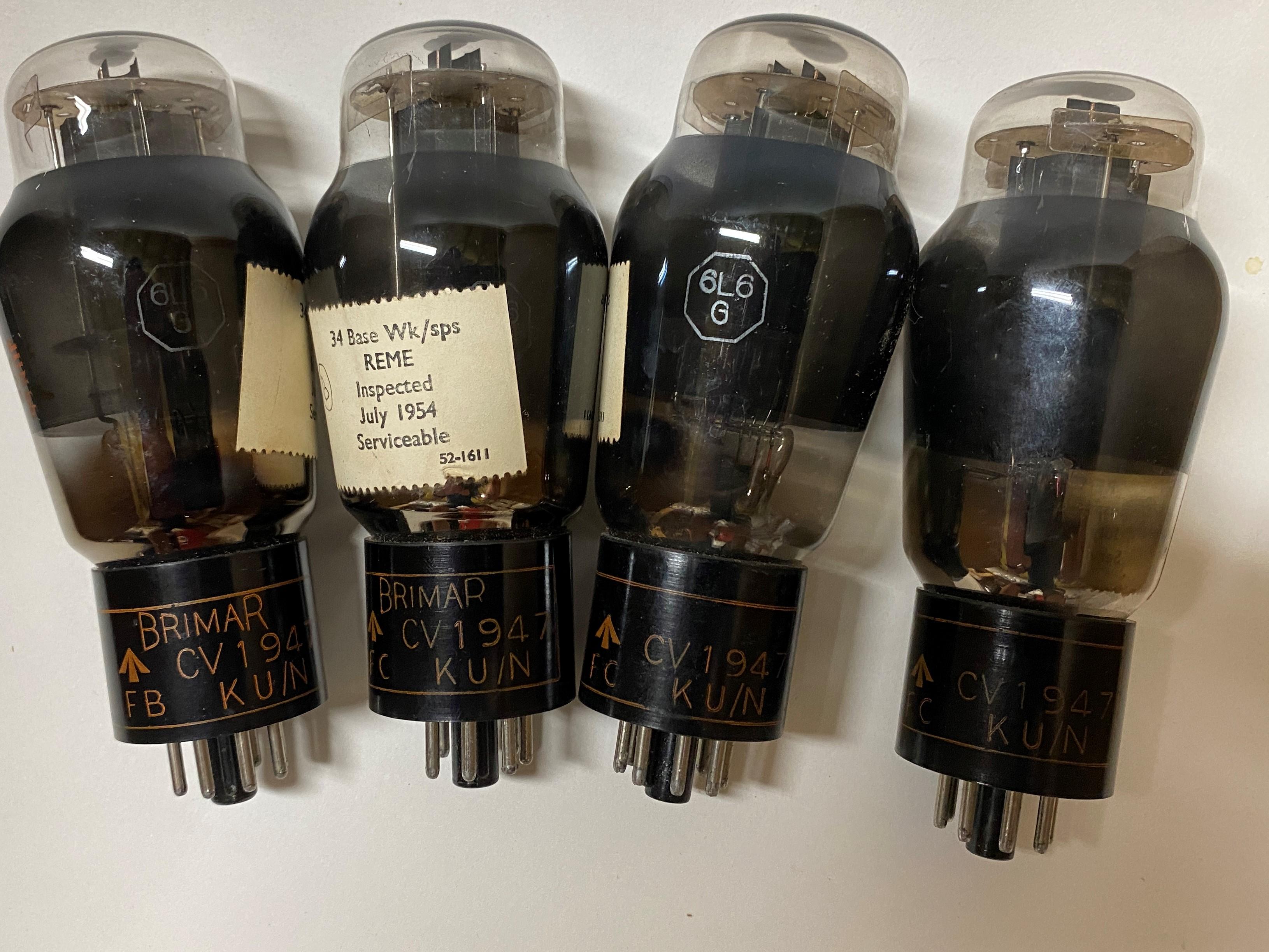 CV1947 / 6L6G / 6L6 真空管VALVE ELECTRONIC CV1947 / 6L6G / 6L6 真空管VALVE ELECTRONIC - メルカリ